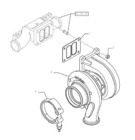 504129817 - Турбокомпрессор ДВС Cursor9K CS, CSX, CX6090/8070